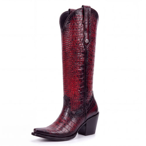 Bota Picuda Caimán Rojo - frente