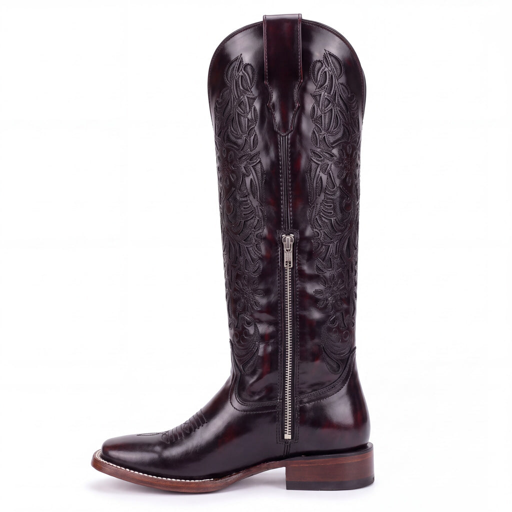 Bota Cuadrada Camaleón - lado