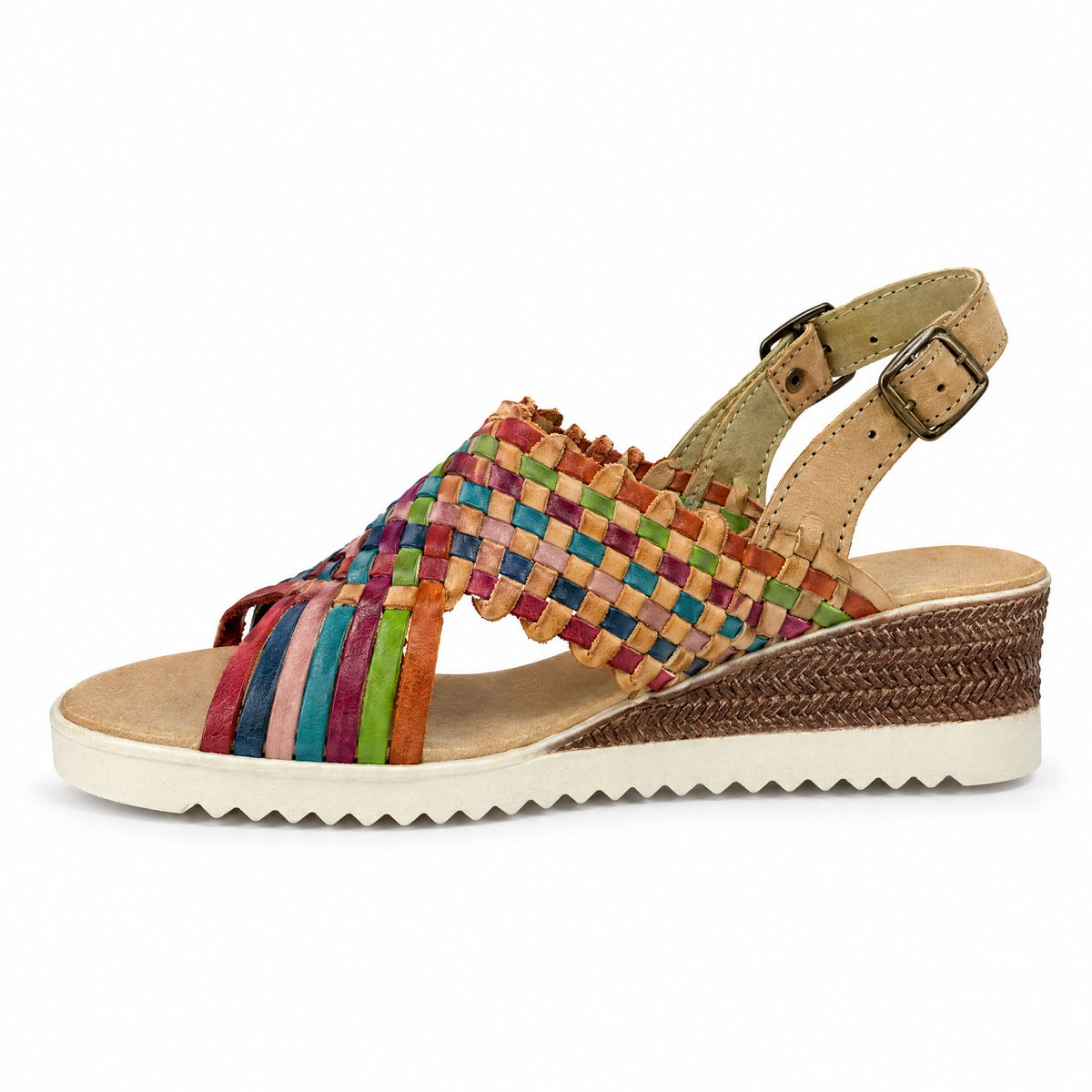 Huarache Abierto Suela Acuña Pachuco Colores - lado