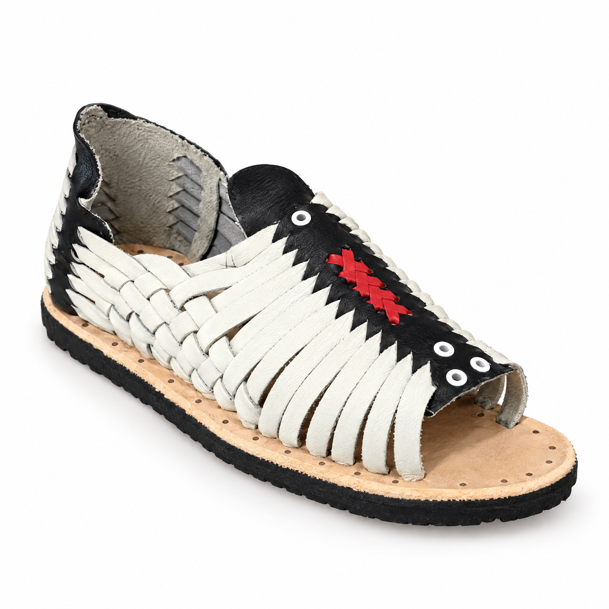 Huarache Copete Rojo - frente