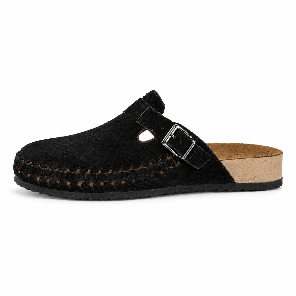 Huarache Sueco Negro - lado