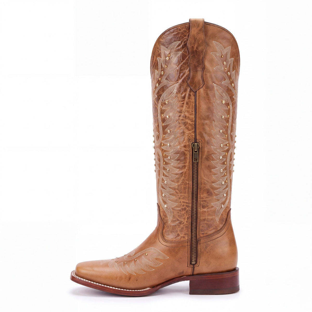 Bota Cuadrada Rodeo Joyas - lado